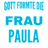 Conception du nom de Paula