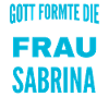 Conception du nom Sabrina