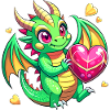 Farbenfroher Drache