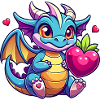 Farbenfroher Drache