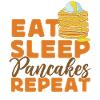 Pancake Lover Kids Eat Sleep