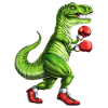 Boxing T-Rex Dinosaur