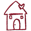 VDay House rouge