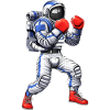 Boxing Astronaut