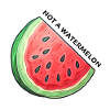 Not a Watermelon Palestine Art