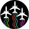 Airplane trail formation