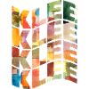 Paul Klee T-Shirt mit Text-Welleneffekt
