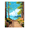 Parque Nacional Los Arrayanes Reiseposter