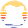 Reader Retro Sunset Reading