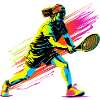 Tennis Player 90s Look