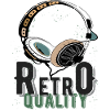 Headphones Music Retro
