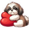 Cute Shih Tzu Valentine's Gifts