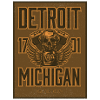 Detroit Skull Wing Design