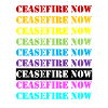 Ceasfire now rainbow shirt