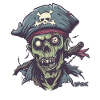 The Undead Zombie Pirate