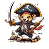 Mouse Rat Pirate