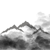 Cloudy mountain
