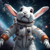 Rabbit in space