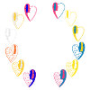 bracelet à messages d'amour.