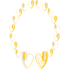 Collier avec déclaration d'amour réciproque.