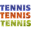 3 x Tennis White