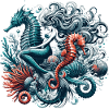 Mermaid Mermaid Seahorse Gift