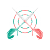 Dartabend Humor Dartscheibe Design