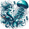 Mermaid Mermaid Jellyfish Jellyfish Gift