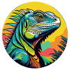 Iguana Art