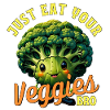 Eat veggies buddy!