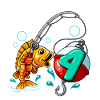 4 Birthday Angler Fishing