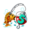 5 Birthday Angler Fishing