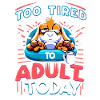 Too Tired Dog Morning Grouch