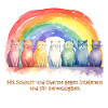 Mimikama Regenbogen Katzen