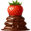 Chocolate Strawberry Fusion Melting Design
