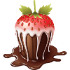 Whimsical Chocolate Strawberry Fusion Design