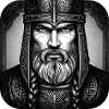 Stolzer Wikinger Krieger Germane
