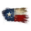 Grunge Texas flag