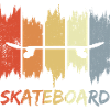 Skateboard Retro Look
