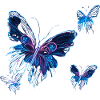 Butterfly, leuchtende Schmetterlinge