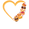 Pancake Lover Kids Heart