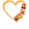Pancake Lover Kids Heart