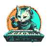 Synth Cat Hello