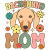 Groovy Female Dog Lover Sunflower