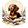 Dachshund coping with grief