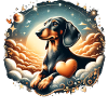 Rainbow Bridge Grief Management Dachshund