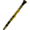 Clarinet copper with black