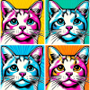 Cat Pop Art