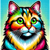 Cat Pop Art