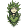 Heart Plants Aesthetic Love Design